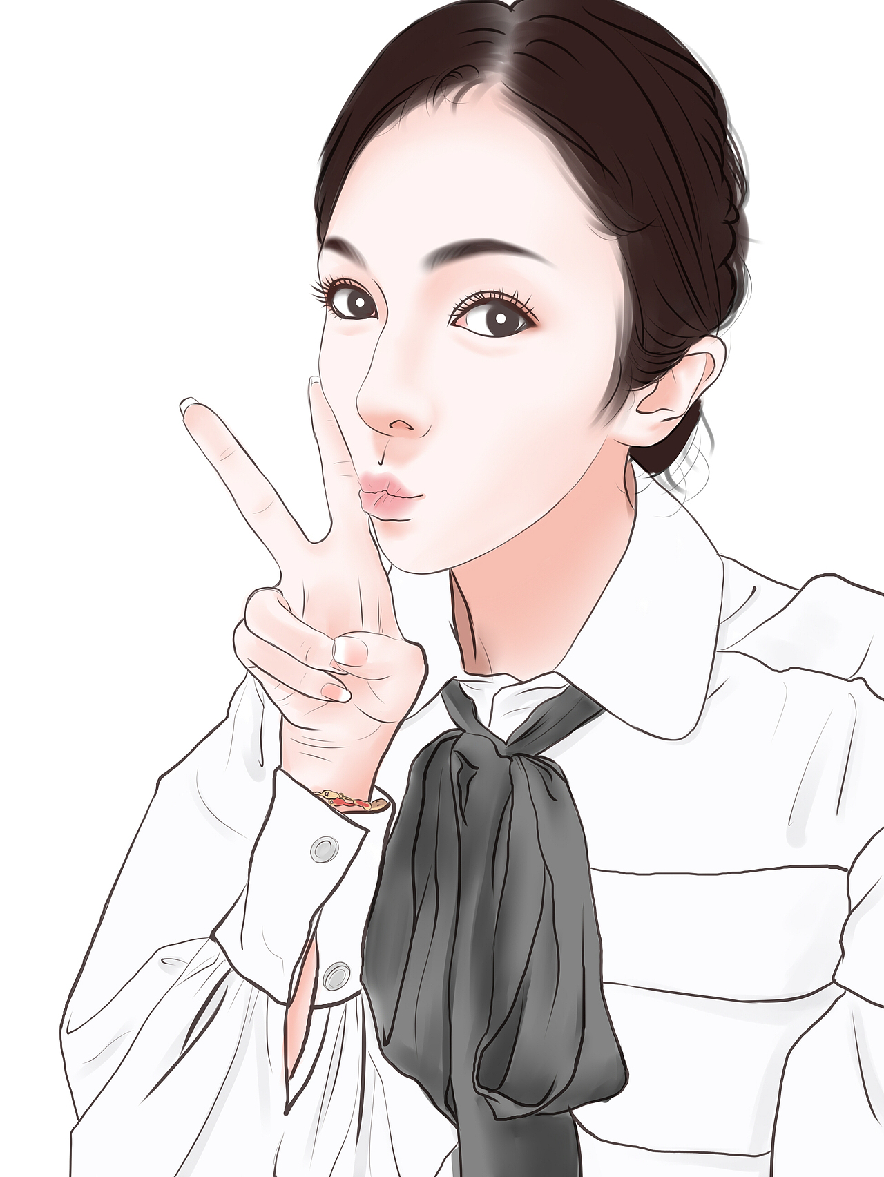 淘宝真人转手绘插画接单|动漫|单幅漫画|dream星辰_原创作品-站酷zcoo