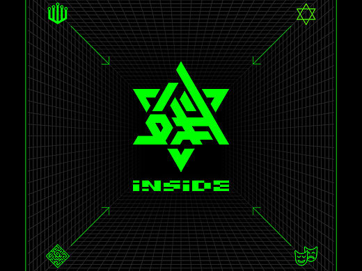 入戏 ｜赛博朋克风LOGO设计