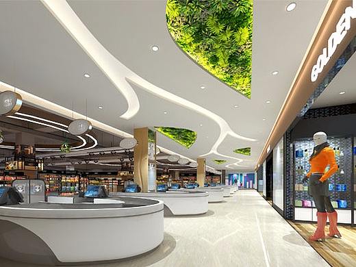 精品超市——甘南佳美购物广场(羚城店)（个人主页-ZMjg3NTI0MjQ=） - 家装设计 - 站酷设计师美际线商业设计原创素材 - 站酷ZCOOL