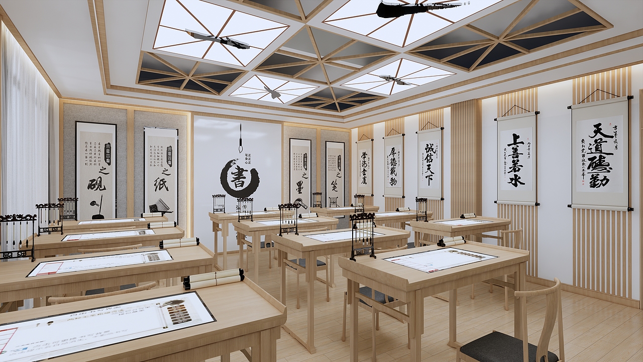 书法教室（图ZMjk0NzM1OTg4） - 建筑设计 - 站酷设计师十二月二十二原创素材 - 站酷ZCOOL