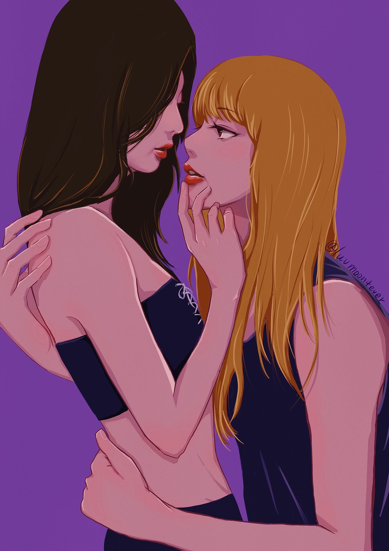 jenlisa7815jennie&lisa|插画|创作习作|sunspottt