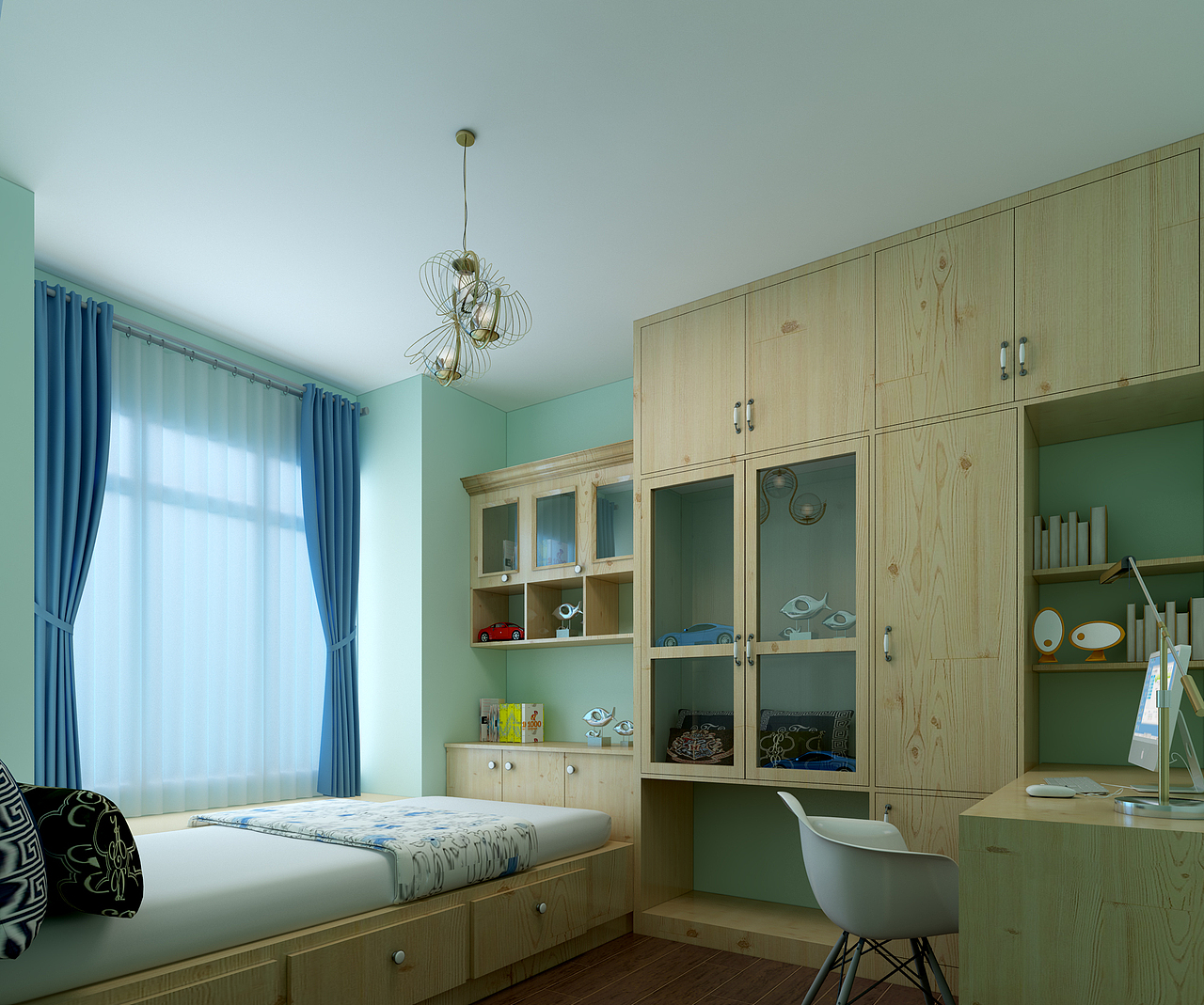 1992效果图-日式风格榻榻米效果图案例（图ZMTMxNTQ2NzQ0） - 家装设计 - 站酷设计师1992效果图李倩倩原创素材 - 站酷ZCOOL