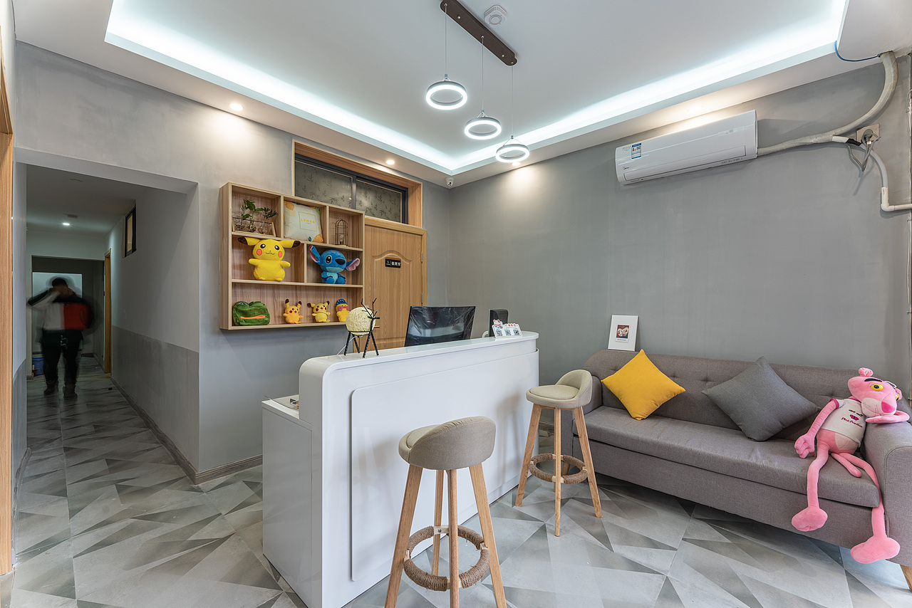 城市轻奢民宿建筑室内空间摄影