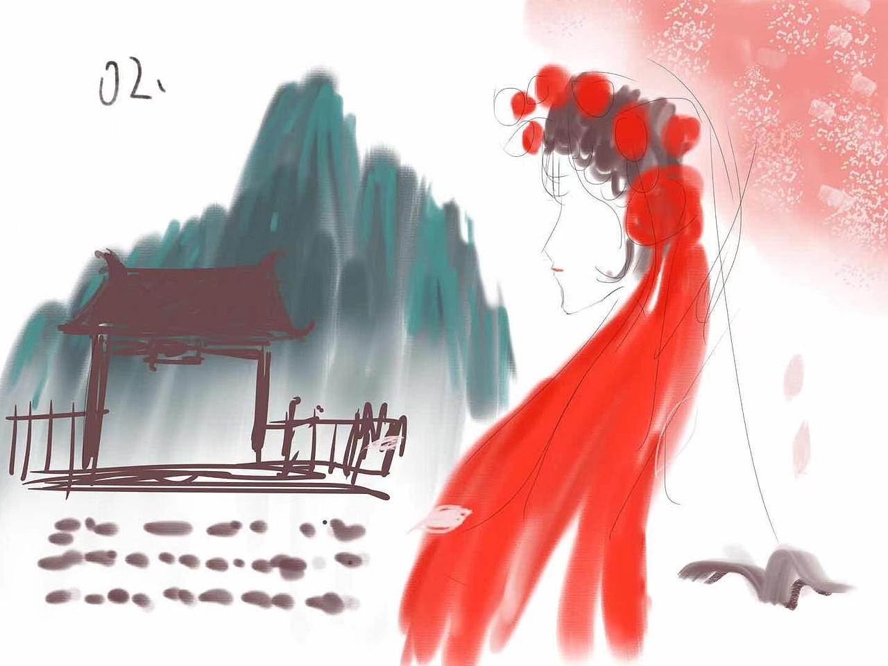 【恋花颜】国风系列开发小样（图ZMjQ3MjA4MTc2） - 品牌 - 站酷设计师大叔的一拳原创素材 - 站酷ZCOOL
