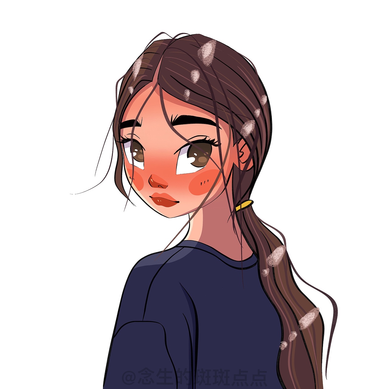 头像插画（图ZMjIzODQ2NTY4） - 商业插画 - 站酷设计师念生的斑斑点点原创素材 - 站酷ZCOOL