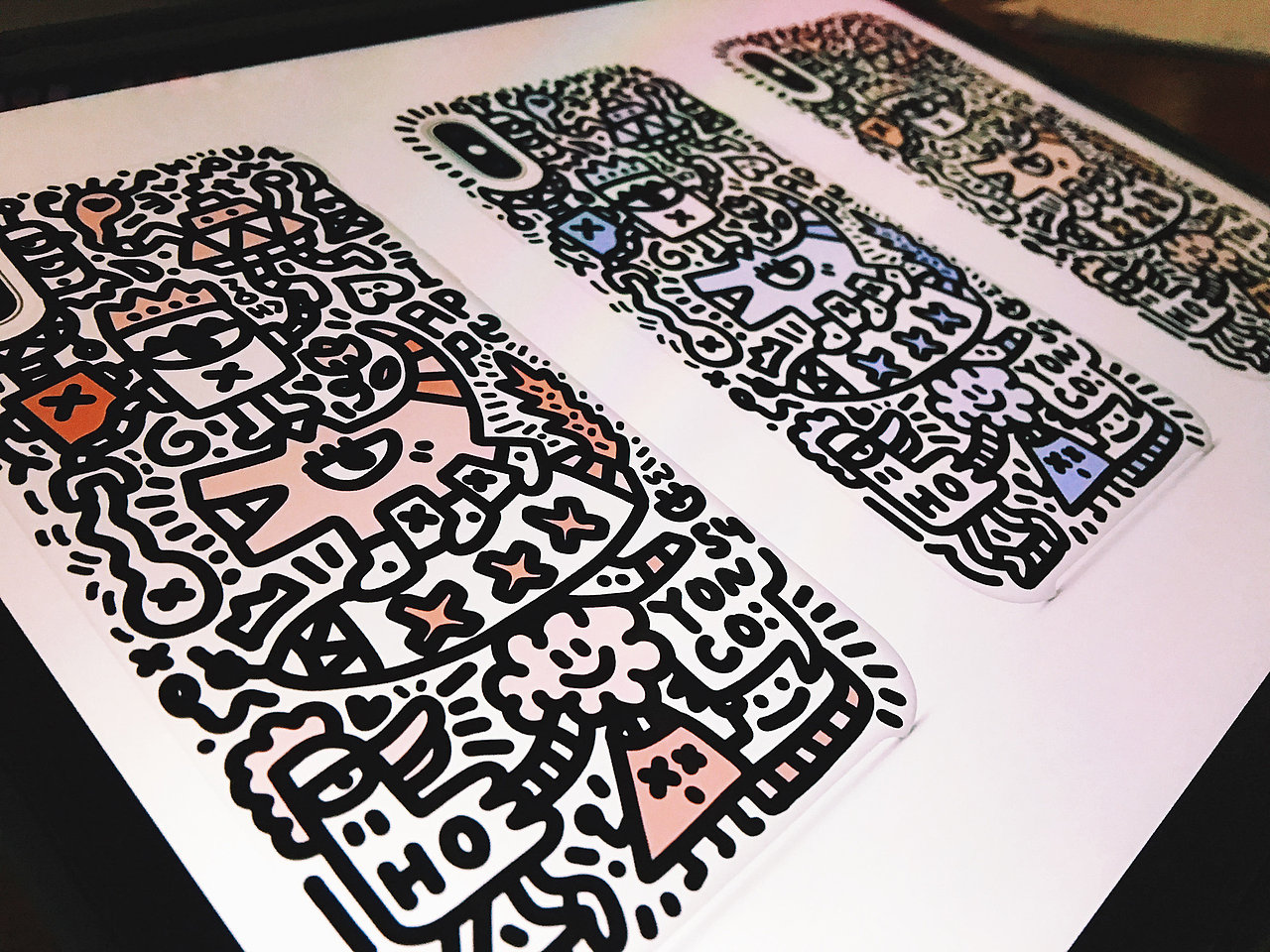 No.190904-iPhone殼（圖ZMjQ0NjkxMzA0） - 新銳潮流插畫 - 站酷設(shè)計師54yonco原創(chuàng)素材 - 站酷ZCOOL