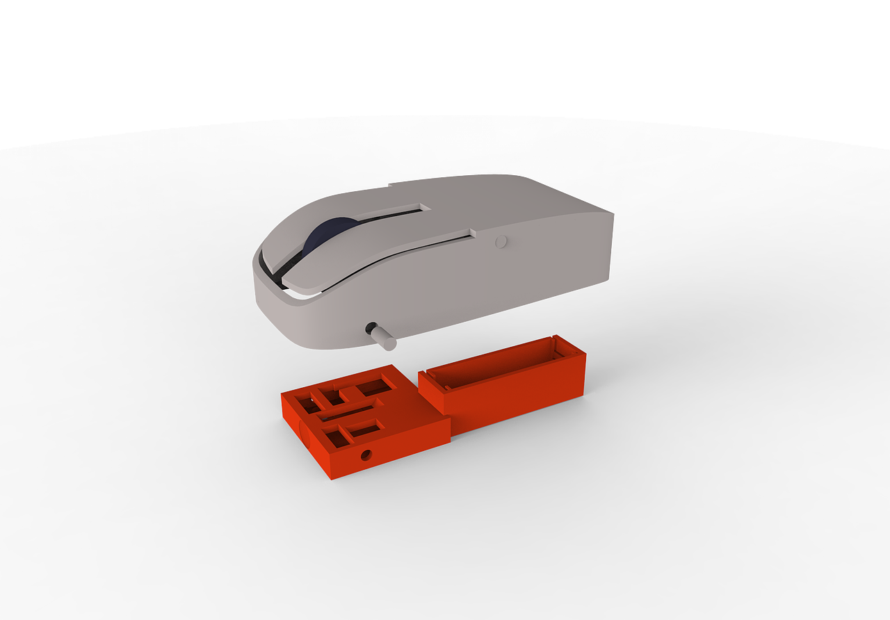 3D打印物流方案--鼠标