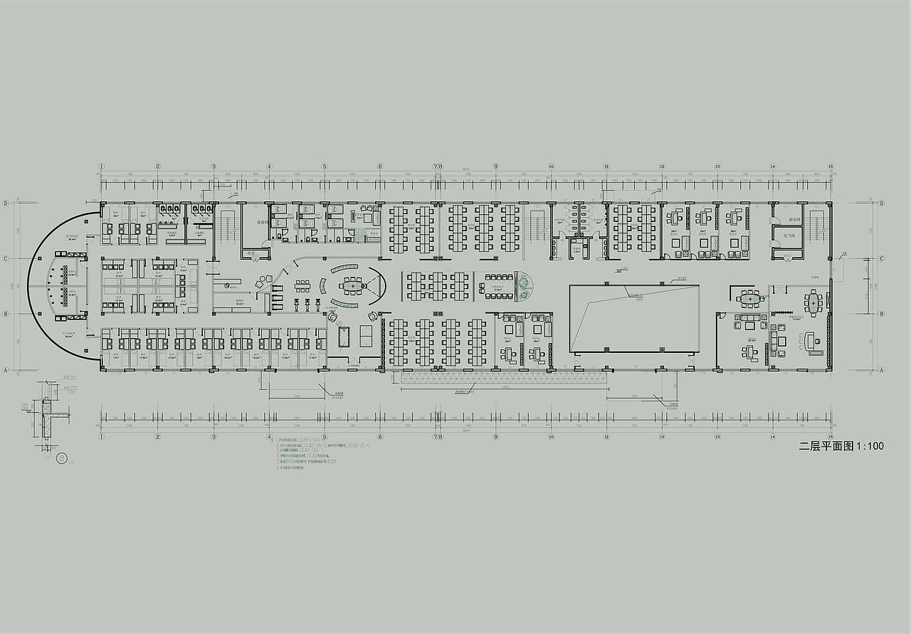山东****食品研发办公空间设计