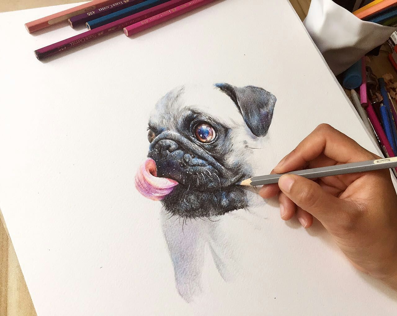 要用最好的自己,去对待自己最爱的画画。