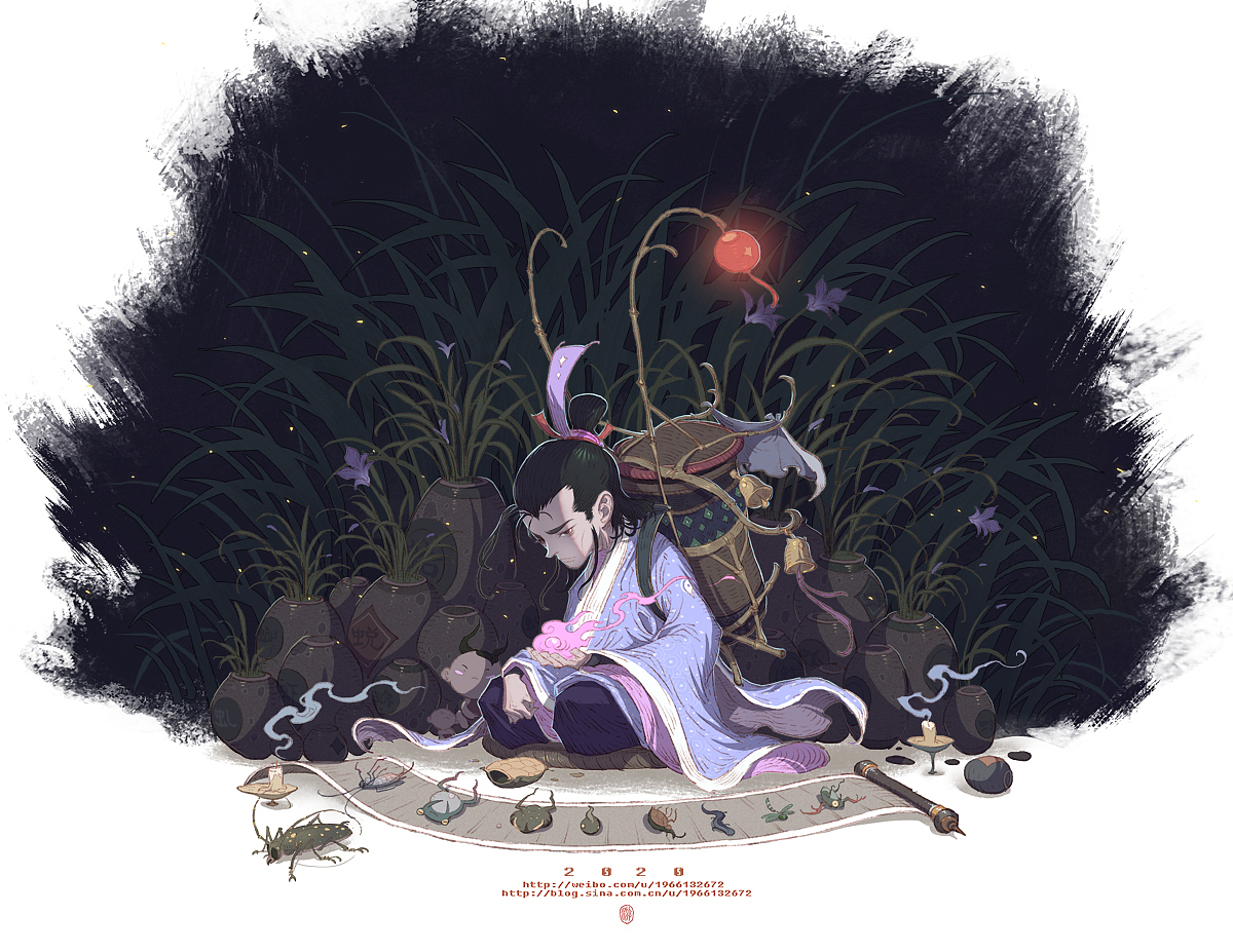马兰君-问卜吉凶（图ZMjAxNDYzNzMy） - 艺术插画 - 站酷设计师wmm14893986原创素材 - 站酷ZCOOL