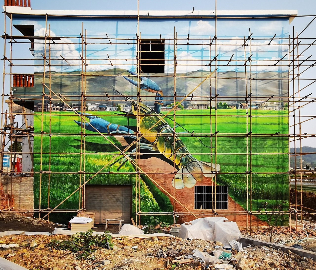 新农村墙绘,新农村壁画,乡村壁画,乡村文化墙