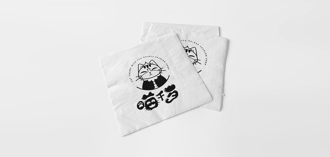 喵千岁卡通logo设计