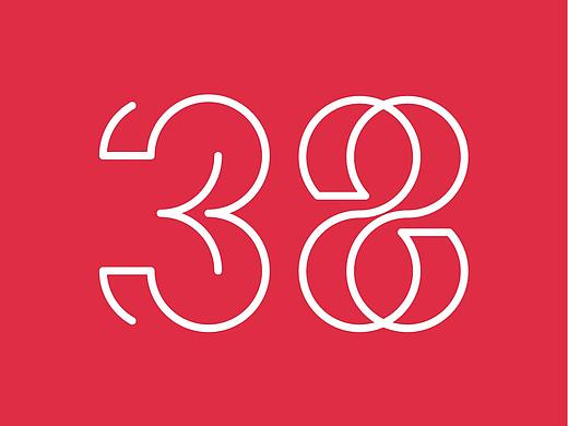 一组38数字设计