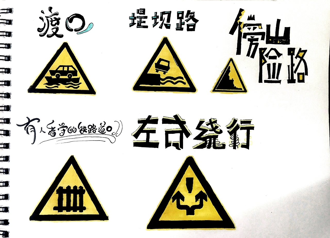 最近在背科一的题,实在是闲来无事,又背不下去,便念到不如画下来,没有构思胡乱写的字,现在一看,字体结构有着很大的毛病,待回头再慢慢修改。