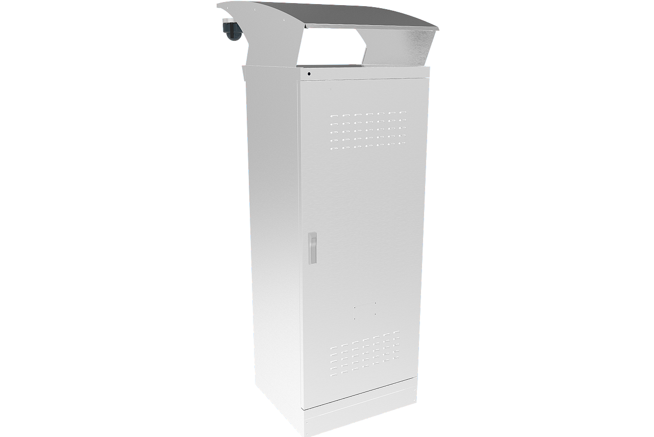 8仓充换电柜效果图设计 各个角度效果图