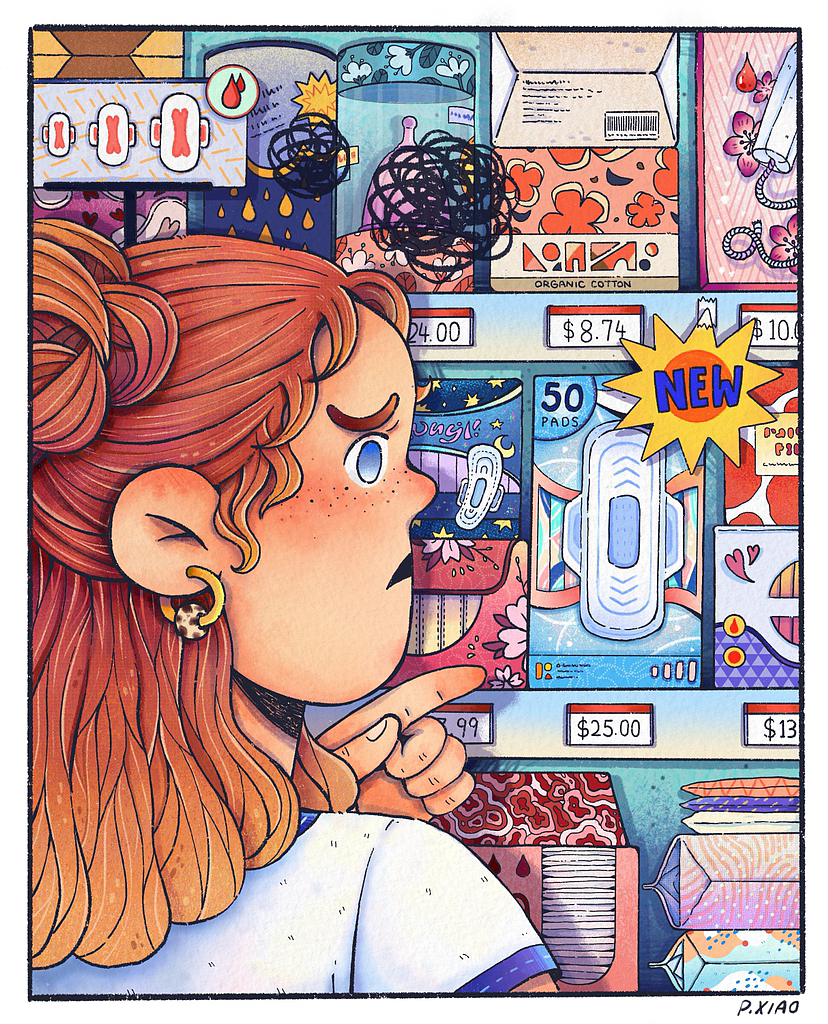 月经贫困🩸（图ZMzM3NTM5NjM2） - 艺术插画 - 站酷设计师阿灰在积灰原创素材 - 站酷ZCOOL