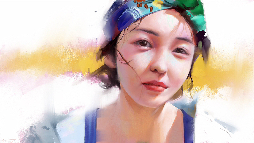 IPAD绘画|人像合集（图ZMzMwNjgyNjMy） - 绘画 - 站酷设计师柶木原创素材 - 站酷ZCOOL