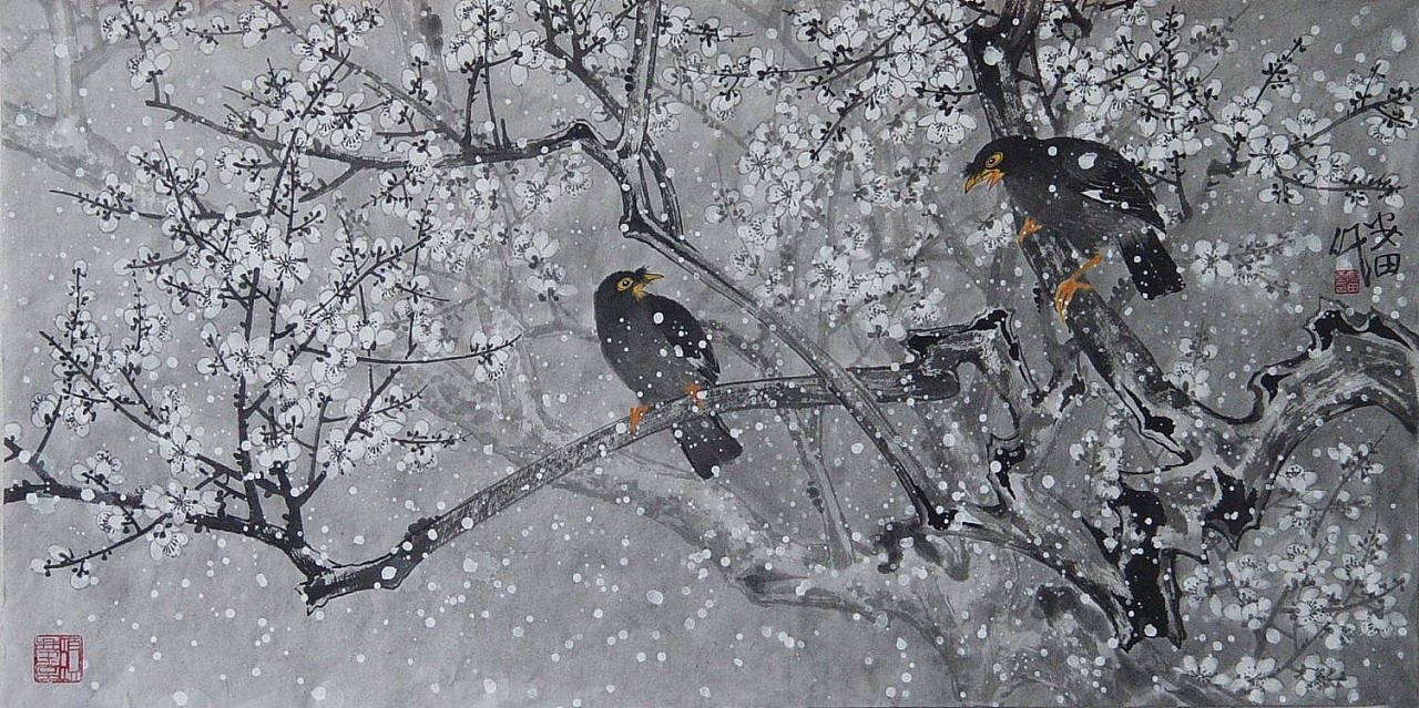 冰魂雪魄|纯艺术|绘画|安田_原创作品-站酷zcool