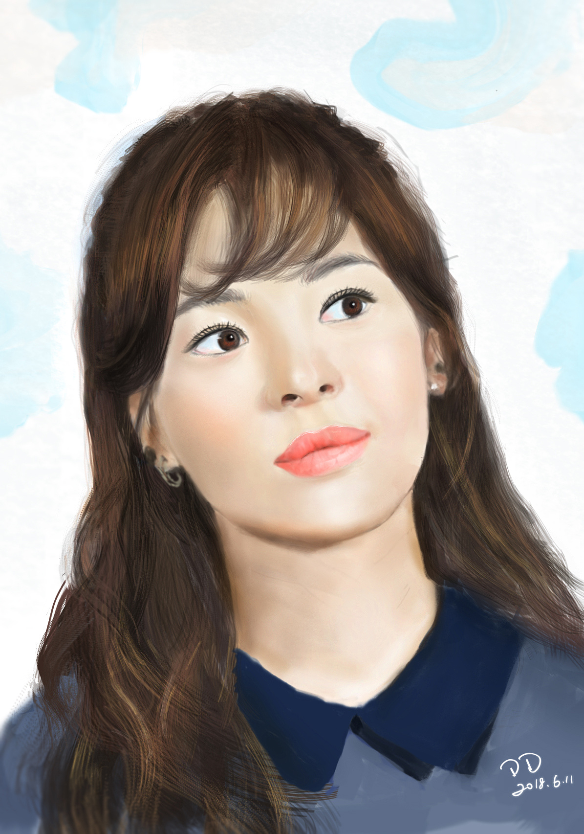 去年买的手绘板一直没用过,今年决定开始练习,画渣加油!