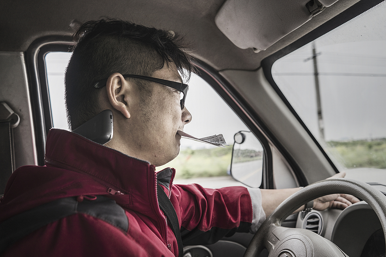 一组京东快递员