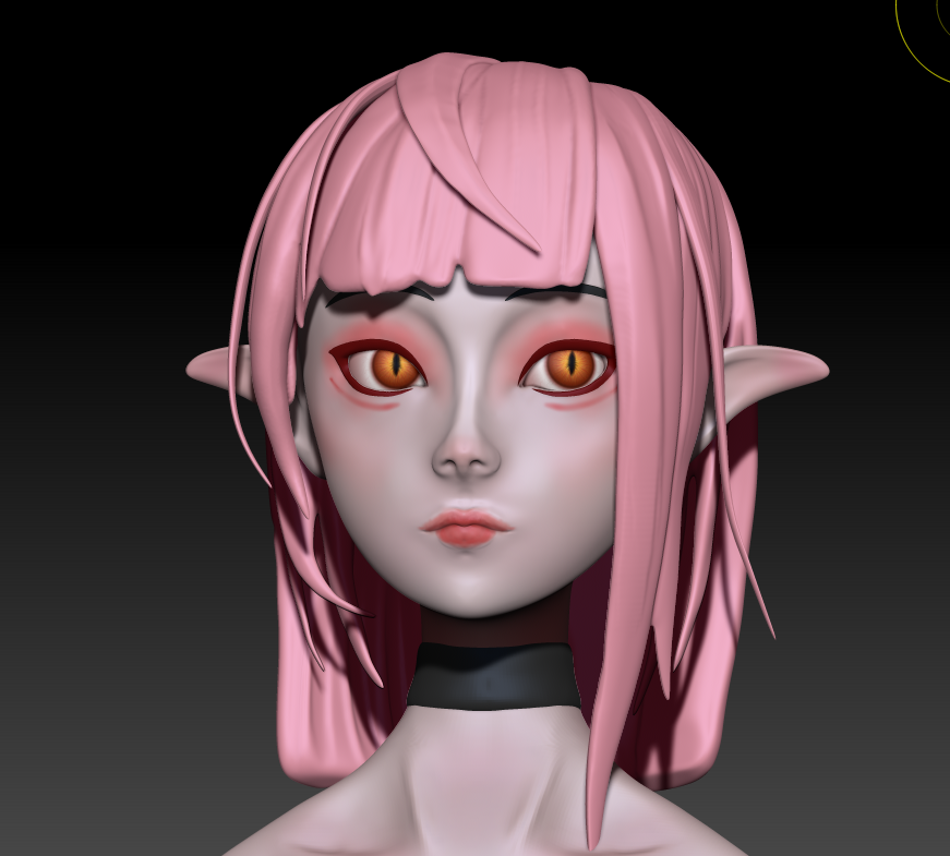 一个头像建模小练习