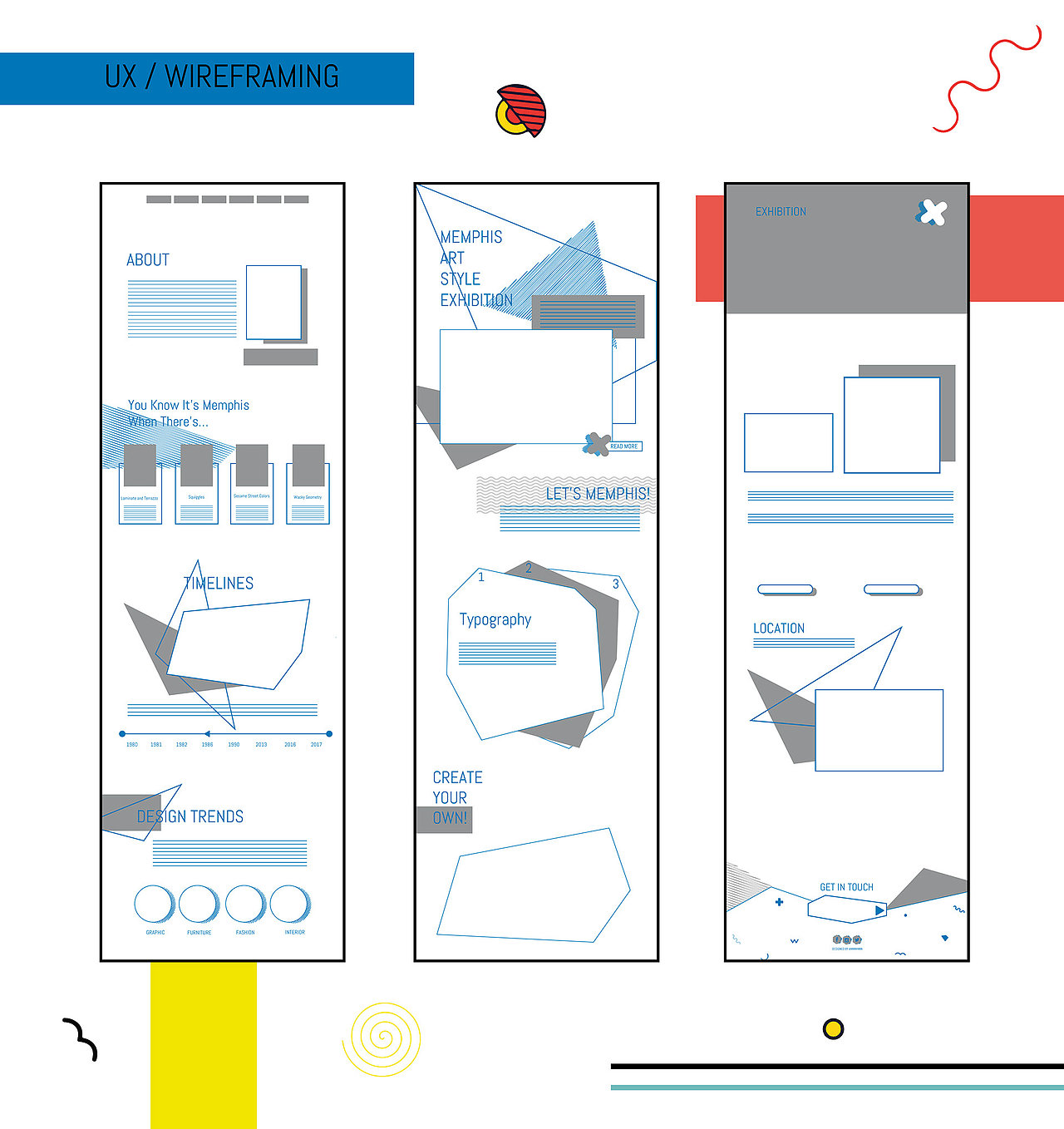 孟菲斯网页界面设计（图ZMjMwNTc5Mjc2） - 运营设计 - 站酷设计师澈子爱喝可乐原创素材 - 站酷ZCOOL