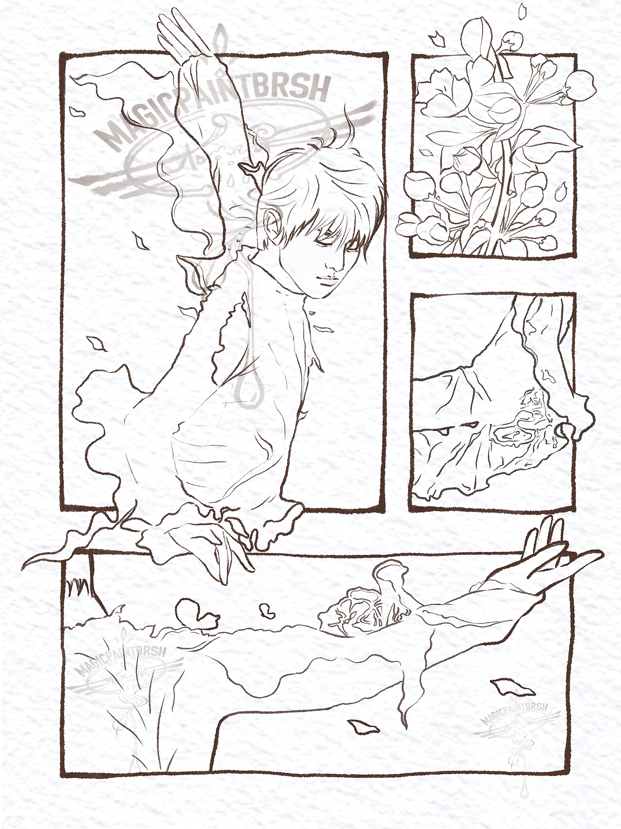 羽生結(jié)弦系列漫畫人物之二 系列漫畫（圖ZMjkxMzg4OTY4） - 海報 - 站酷設(shè)計師木果插畫原創(chuàng)素材 - 站酷ZCOOL