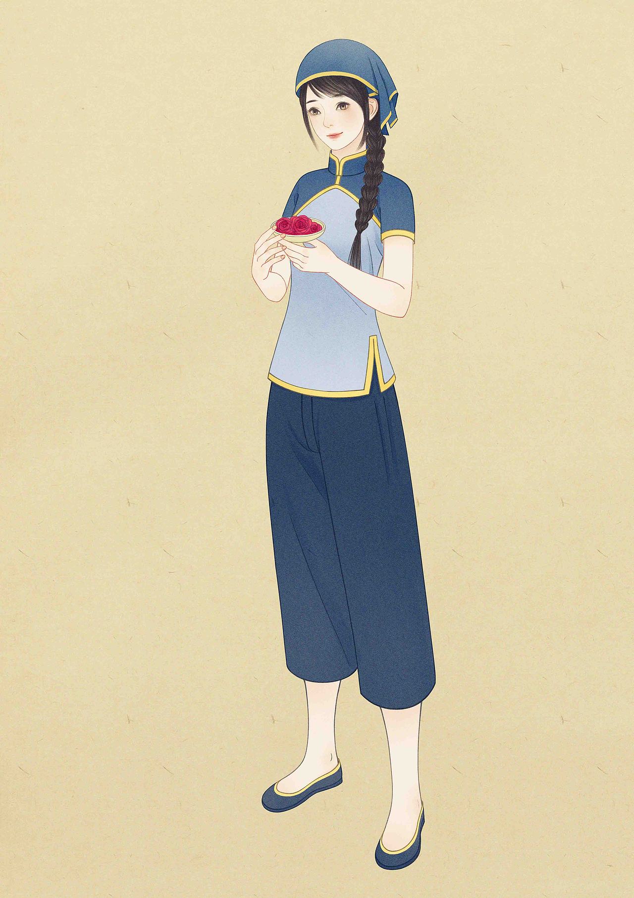 群像工笔图_蘑菇汤有毒-站酷zcool