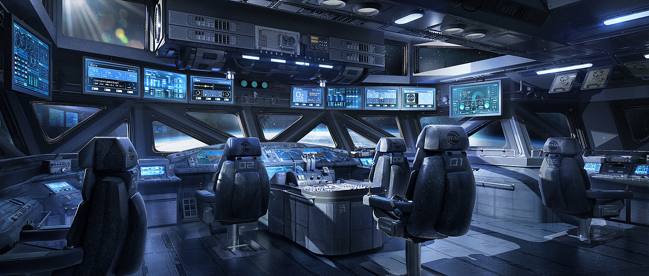 新星号控制中心内景-反打镜头1