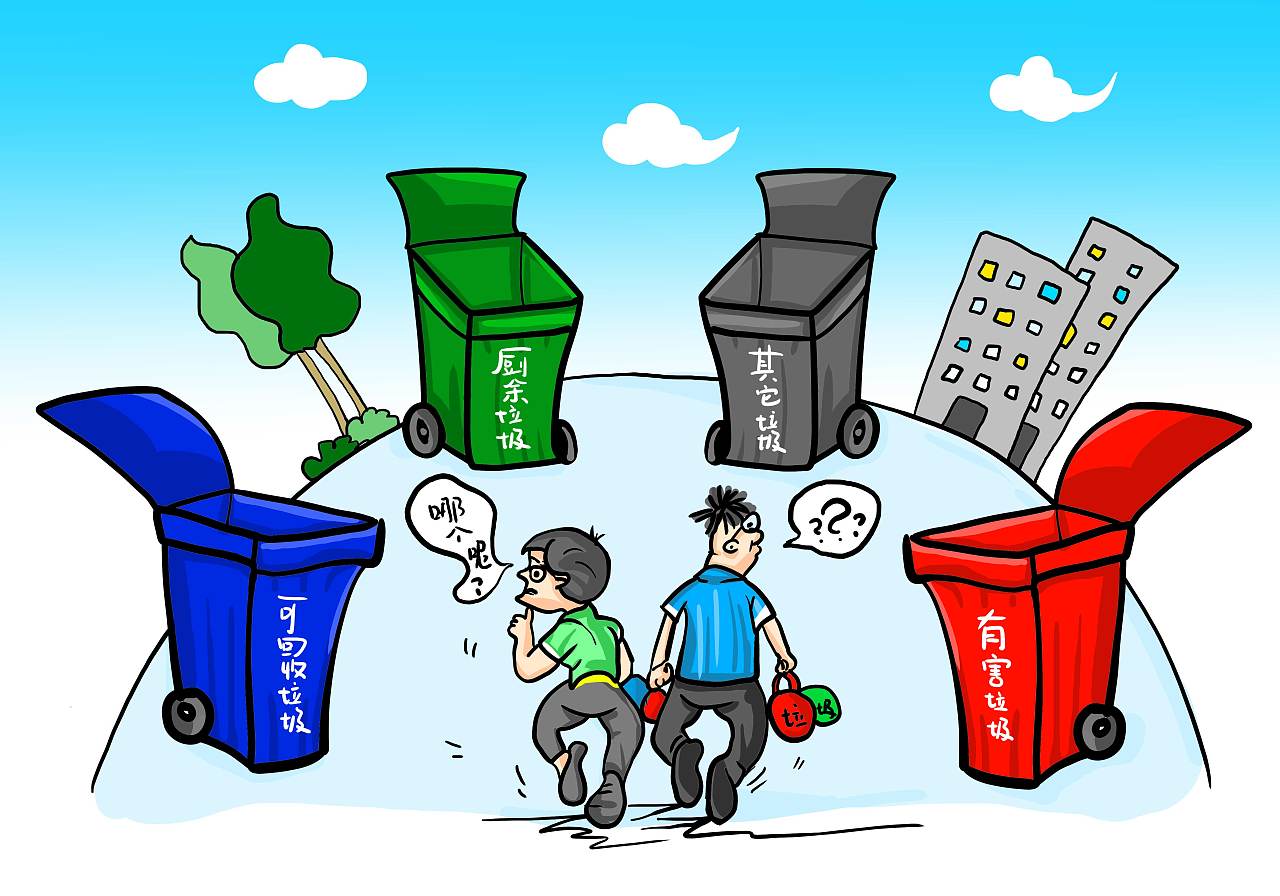 垃圾分类小漫画|插画|商业插画|大禹哥Yuger - 原创作品 - 站酷 (ZCOOL)