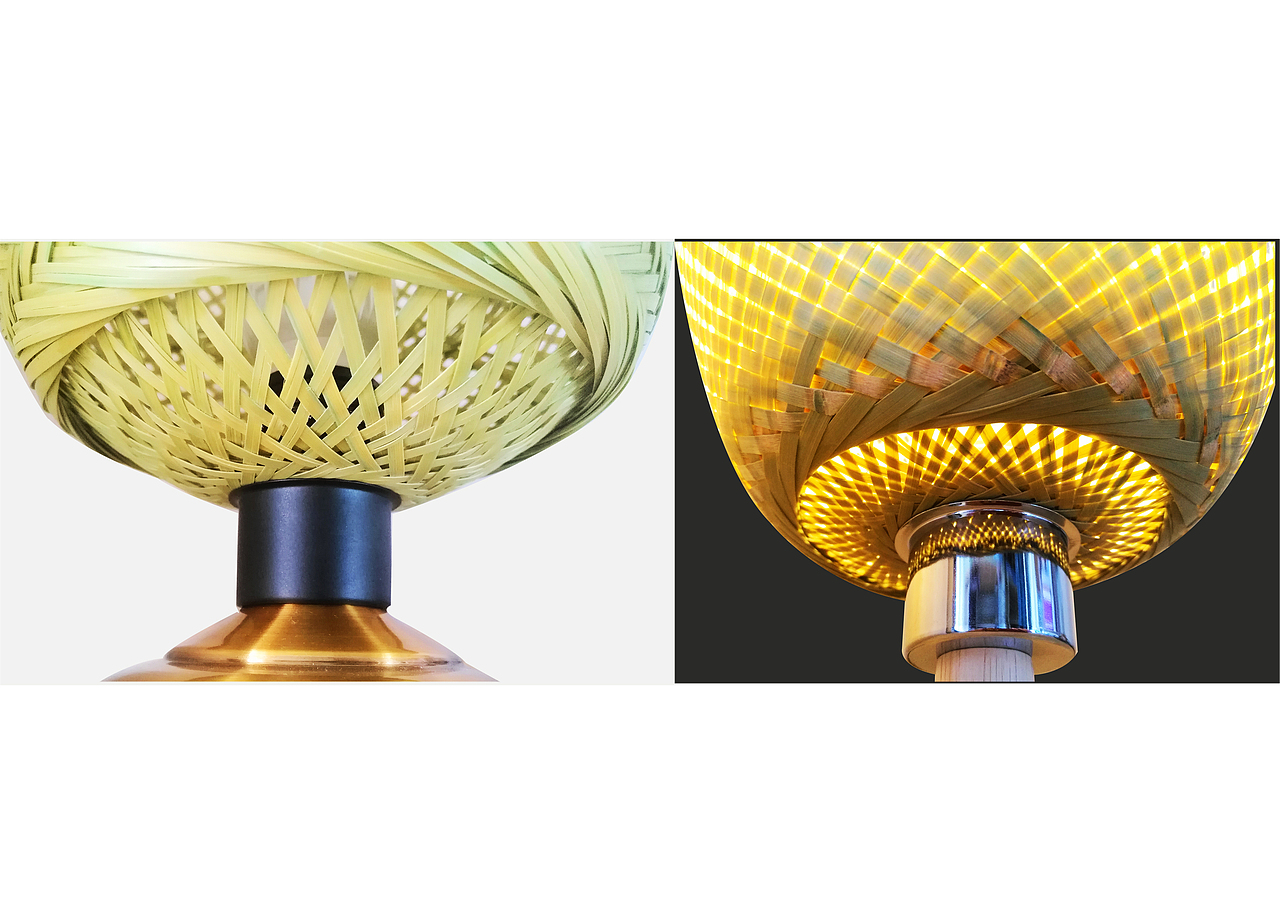 基于竹编工艺的灯具造型设计