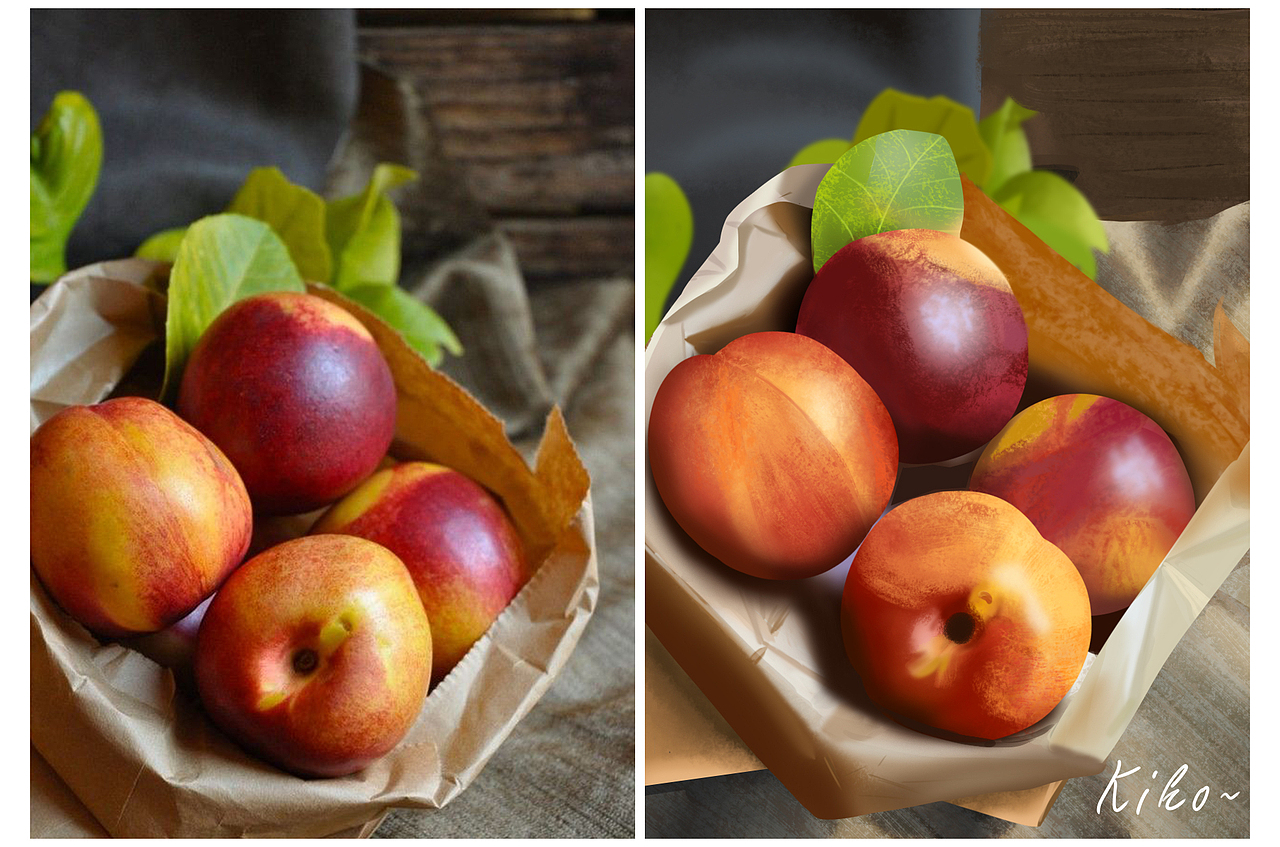 吃货照片临摹（图ZMTY2MjU0NjIw） - 艺术插画 - 站酷设计师爱画画的KIKO原创素材 - 站酷ZCOOL