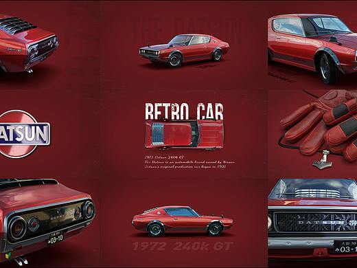 JP Datsun 小汽車（個人主頁-ZNDU5NzUxNTI=） - 機械/交通 - 站酷設計師張小馬C原創(chuàng)素材 - 站酷ZCOOL
