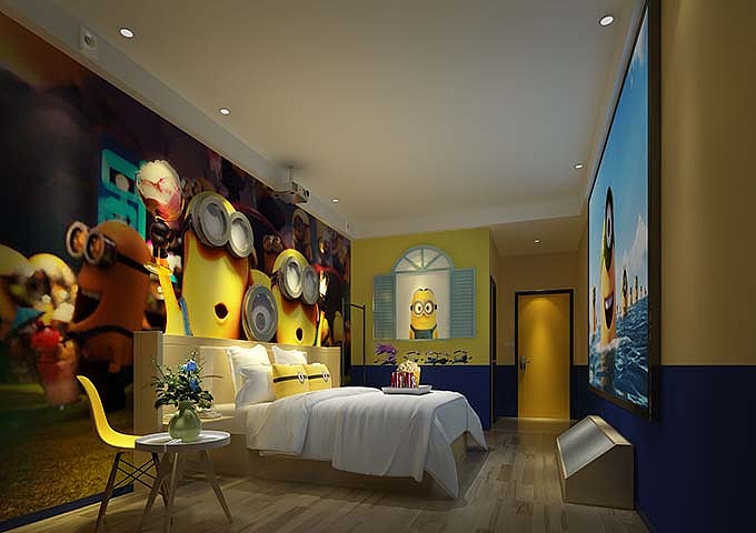 郑州电影主题酒店装修设计公司案例