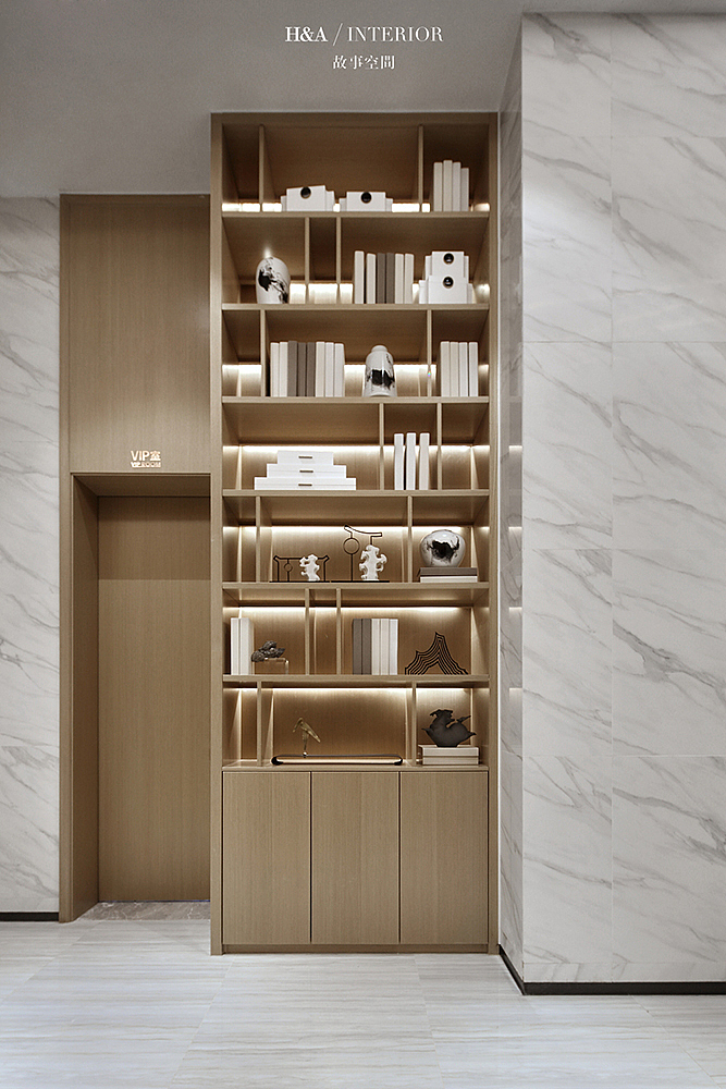 侨信售楼处公共区空间设计