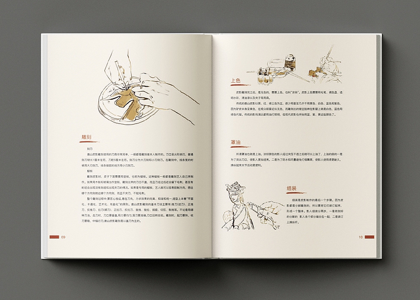 《影话唐山》皮影书籍内页设计（图ZMzE5OTk2MTQw） - 书籍/画册 - 站酷设计师小蔓做设计了吗原创素材 - 站酷ZCOOL