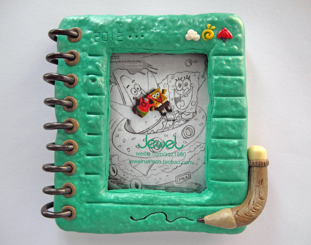 旅行的意义——原创六寸软陶相框