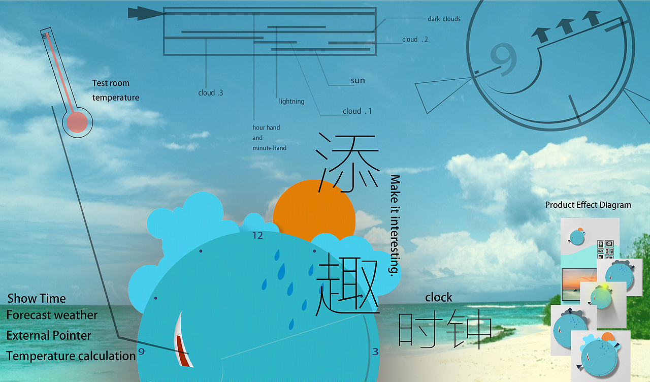 “添趣”时钟
