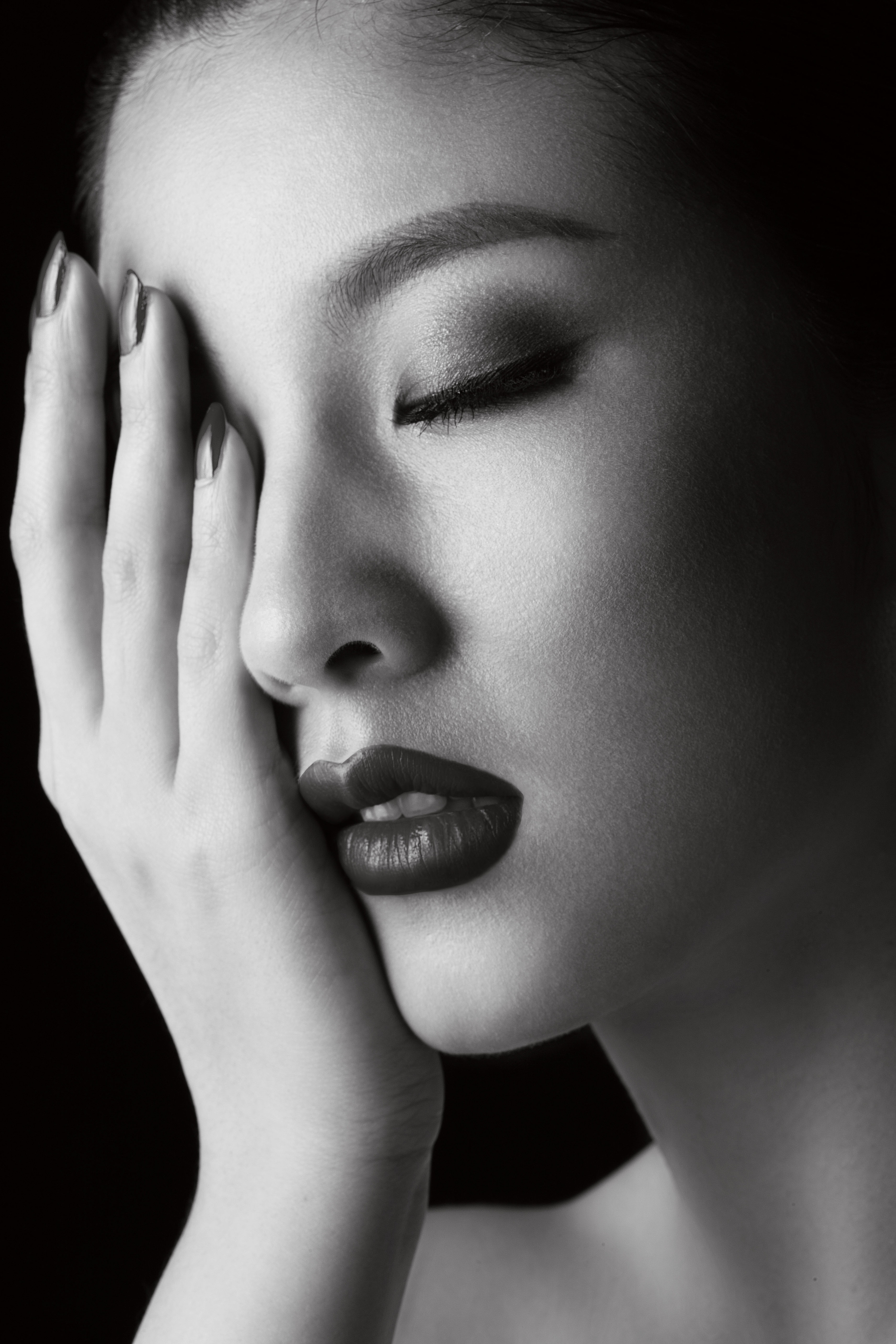 商业人像精修ps练习/中性灰修图