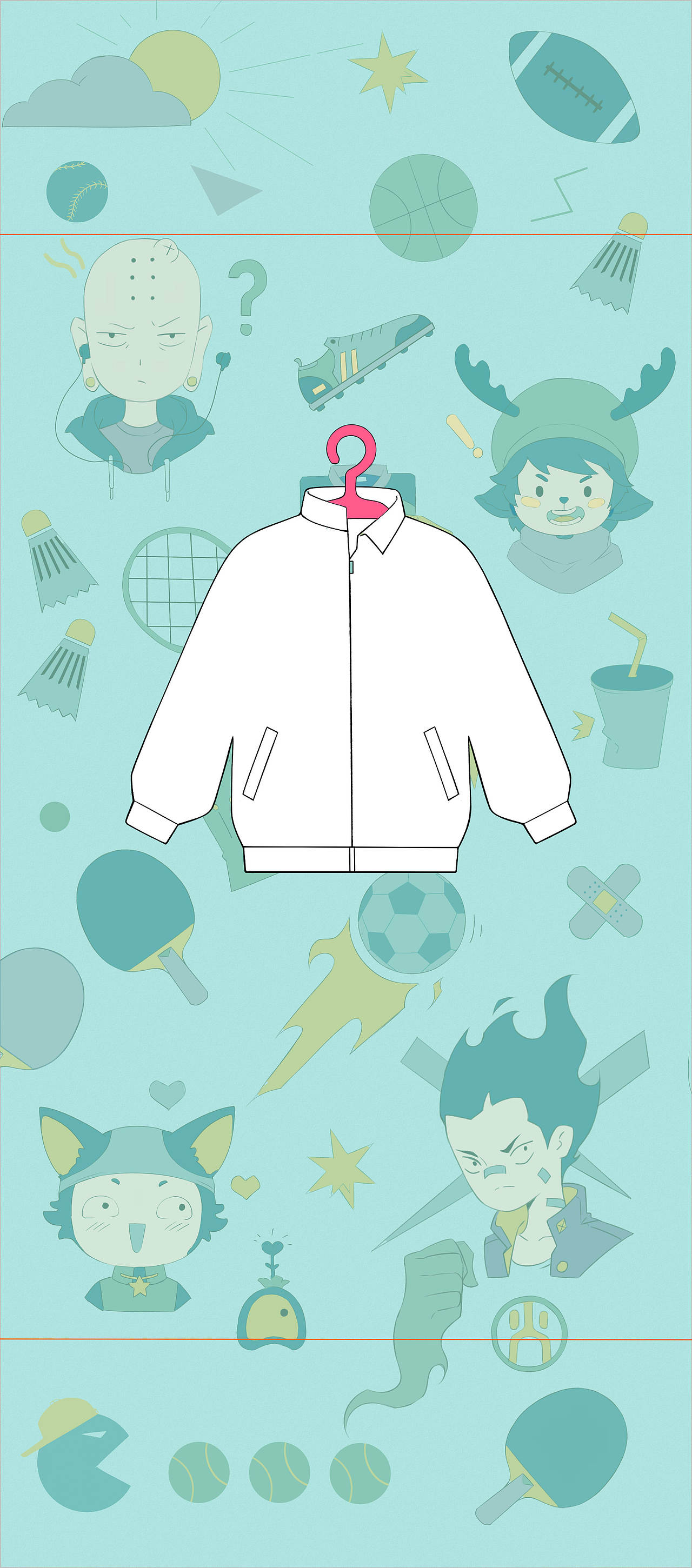 这次《非人学园》的校服设计全靠你了!(图ZMTQwMjA0NjY4) - 商业插画 - 站酷设计师久山创意原创素材 - 站酷ZCOOL