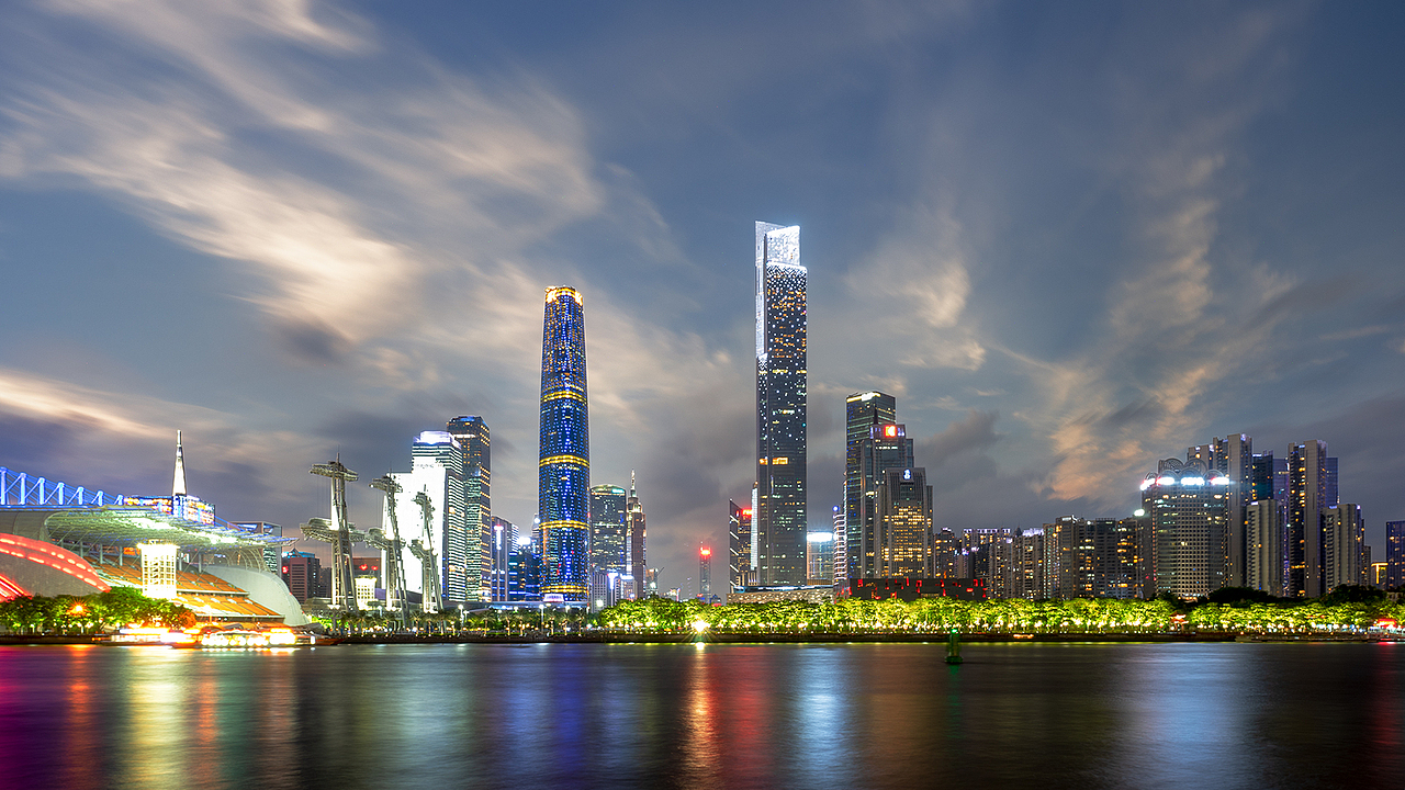 gz珠江新城夜景