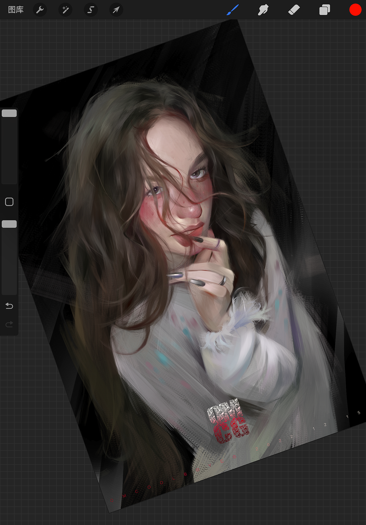 iPad/procreate 12月作品（图ZMzI1ODA3NDQ4） - 创作习作 - 站酷设计师插画师青沐原创素材 - 站酷ZCOOL