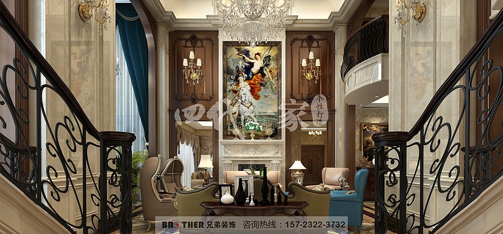 重庆独栋别墅装修|重庆高端别墅定制设计创意,香港LD（图ZMTE0NDY0MDMy） - 家装设计 - 站酷设计师兄弟装饰装修原创素材 - 站酷ZCOOL