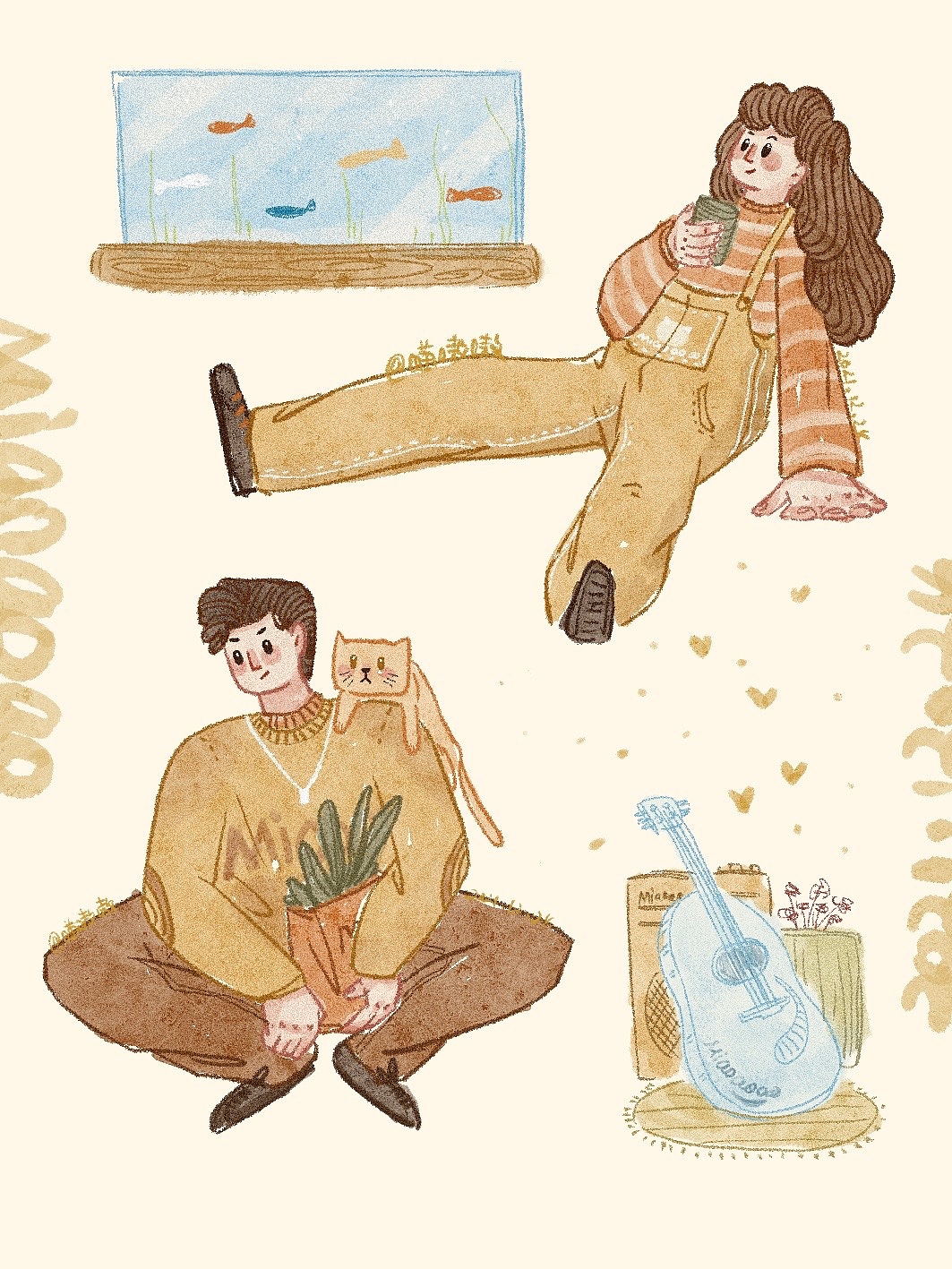 插画人物练习小合集