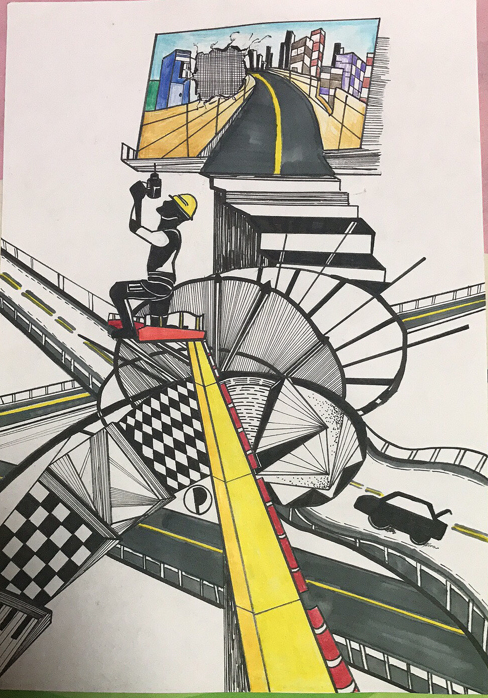 手绘彩铅画可接单,100~200元