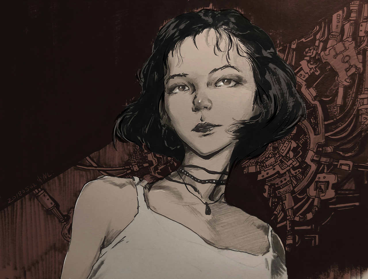 樊笼 孤独患者（图ZMTE4Njg1MjEy） - 艺术插画 - 站酷设计师肖大猫NL原创素材 - 站酷ZCOOL