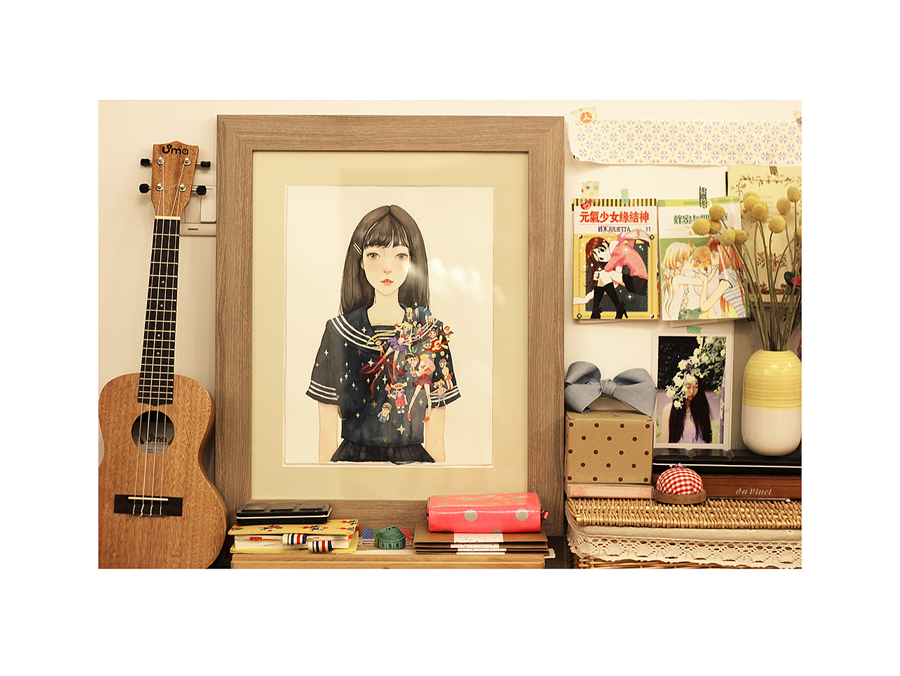 你好，夏天（图ZMzAzNTk5ODQ=） - 商业插画 - 站酷设计师李淡淡DAN原创素材 - 站酷ZCOOL