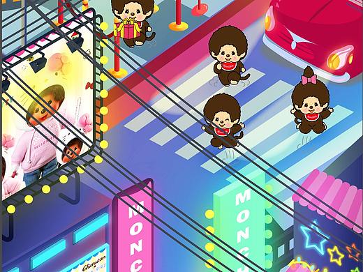 Monchhichi东京塔之夜618（个人主页-ZMzY1MTE2NzY=） - 电商 - 站酷设计师Higaliki原创素材 - 站酷ZCOOL