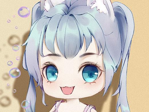 Q版（個人主頁-ZNTQzMTk2MTI=） - 網(wǎng)絡(luò)表情 - 站酷設(shè)計師摸個咸魚魚原創(chuàng)素材 - 站酷ZCOOL