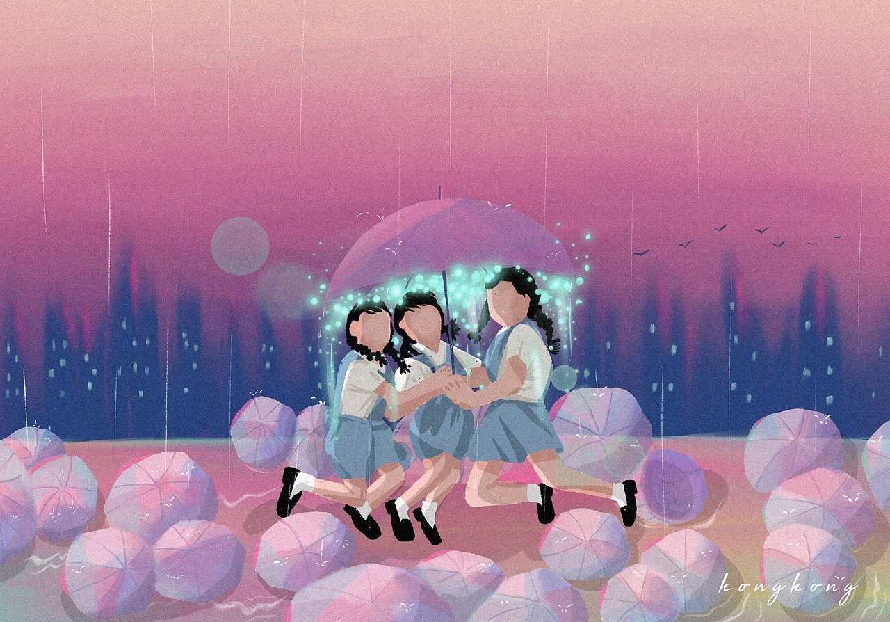 是梦里的十七岁（图ZMTk3NDM5ODEy） - 创作习作 - 站酷设计师脑袋空空kk原创素材 - 站酷ZCOOL